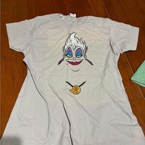 Disney Gray Ursula Short Sleeve Tee